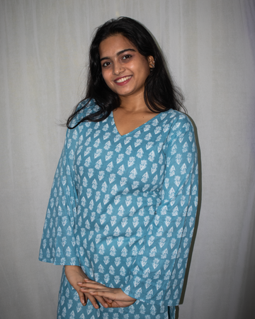 V-Neck Kurtis